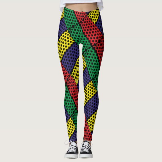 KLEUR PATTERN LEGGINGS (Voorkant)