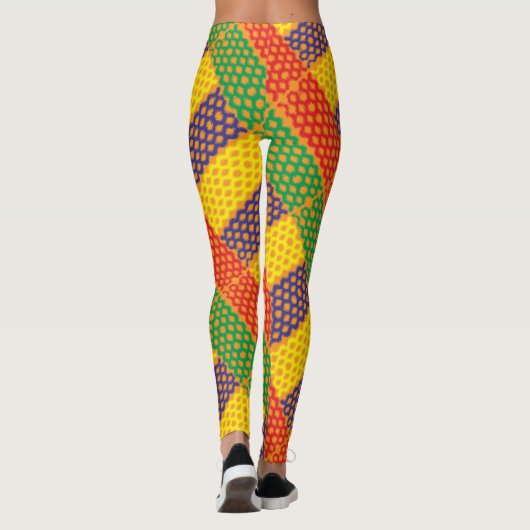 KLEUR PATTERN LEGGINGS (Achterkant)