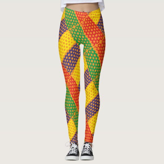 KLEUR PATTERN LEGGINGS (Voorkant)