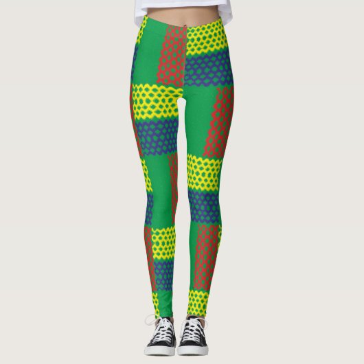 KLEUR PATTERN LEGGINGS (Voorkant)