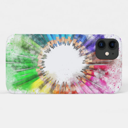 Kleur Pencil Telefoonhoesje Case-Mate iPhone Case (Achterkant (horizontaal))