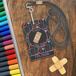 Kleur Pencils Zurse Hall Pass Badge