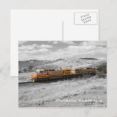 Kleur-plashfoto - Reizigeruitgang buitenzijde Briefkaart (Voorkant / Achterkant)