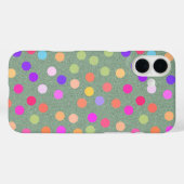 Kleur Poka Dot Case-Mate iPhone Case (Achterkant (horizontaal))