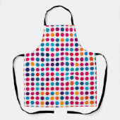 Kleur polka-dot schort (Voorkant)