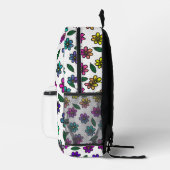 Kleur Pop Flower Bedrukte Rugzak (Rechts)