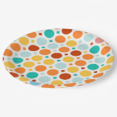 Kleur Pop Happy Dots Feest Papieren Bord (Gekanteld)