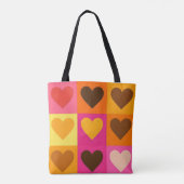 Kleur Pop Hart Tas (Achterkant)