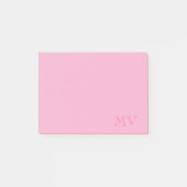 Kleur Pop Monogram Post-It Notities Post-it® Notes (Voorkant)