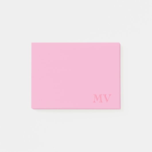 Kleur Pop Monogram Post-It Notities Post-it® Notes (Voorkant)