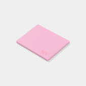 Kleur Pop Monogram Post-It Notities Post-it® Notes (Schuin)