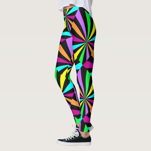 Kleur Pop Neon Leggings (Links)