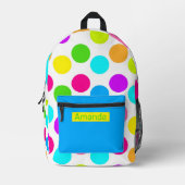 Kleur Pop Polka Dot Rugzak – Fun Meets Functie (Voorkant)