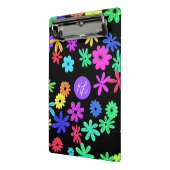 Kleur Pop Schattige Flowers Gepersonaliseerd Mini  Mini Klembord (Angled2)