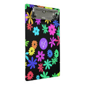 Kleur Pop Schattige Flowers Gepersonaliseerd Mini  Mini Klembord (Schuin)
