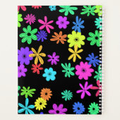 Kleur Pop Schattige Flowers Gepersonaliseerde Plan Planner (Achterkant)