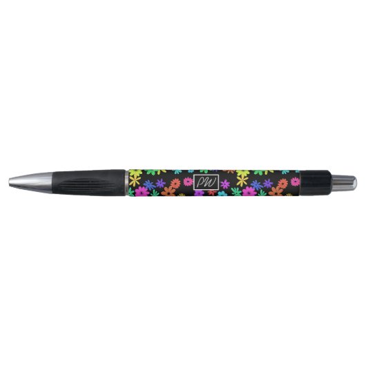 Kleur Pop Schattige Flowers Personalised Pen (Voorkant)