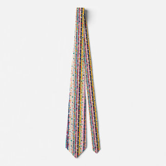 Kleur Pop Stip Streep Patroon Stropdas