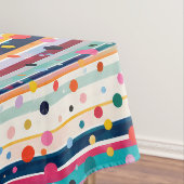 Kleur Pop Stip Streep Patroon Tafelkleed (Voorbeeld)