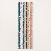 Kleur Pop Stip Streep Patroon Yogamat (Achterkant)