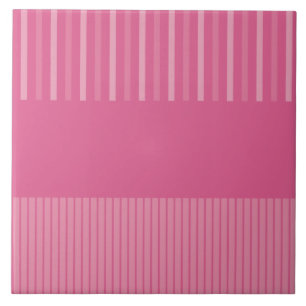Kleur Pop Strepen - Roze Tegeltje
