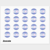Kleur Pop Stripes - Leuk Dank u Sticker (Vel)