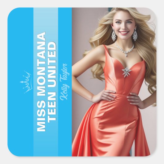 Kleur Pop Ultimate Pageant Titelhouder Sticker Set (Voorkant)