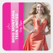 Kleur Pop Ultimate Pageant Titelhouder Sticker Set (Voorkant)