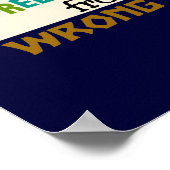 KLEUR ~ Poster VAN DE KANSVERANDERING (Hoek)