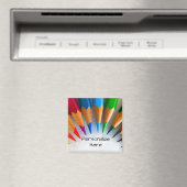 Kleur potlood leraar kunstenaar magneet schattig k (Insitu (Vaatwasser))