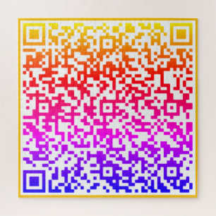 Kleur QR Code Puzzel Uw Verrassingsbericht Gift Legpuzzel