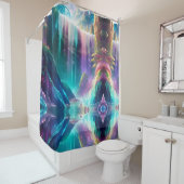 Kleur Rainbow Ice Spectrum Waterval Douchegordijn (In situ)