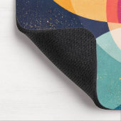 Kleur Ritme abstracte golven Muismat (Hoek)