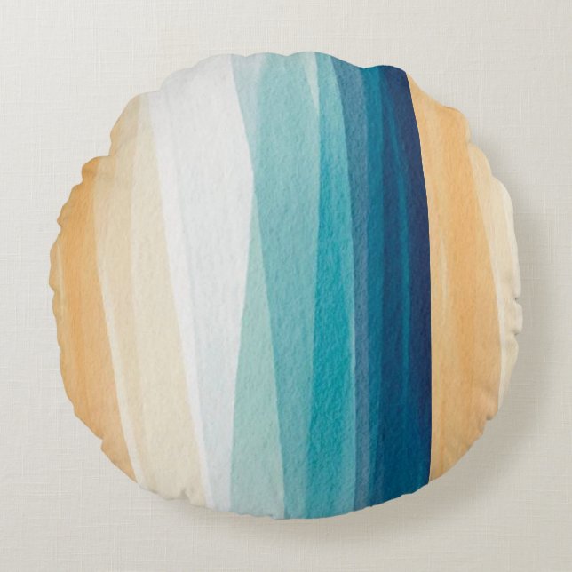 Kleur Rond Kussen (Voorkant)