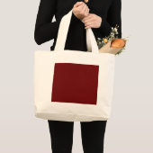 kleur rood bloed grote tote bag (Voorkant (product))
