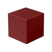kleur rood bloed kubus (Achter hoekig)