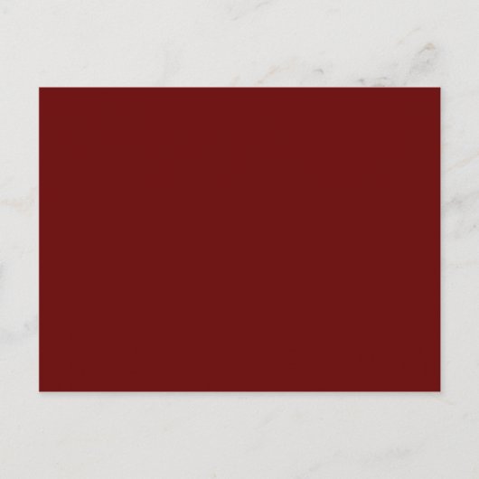 kleur rood briefkaart (Voorkant)