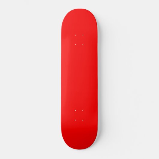 kleur rood persoonlijk skateboard (Voorkant)