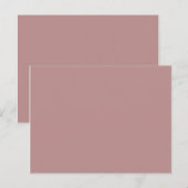 kleur roosbruin briefkaart (Voorkant / Achterkant)