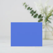 kleur royal blauw briefkaart (Staand voorkant)