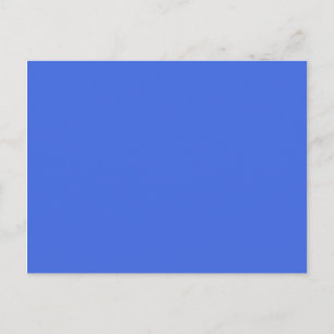kleur royal blauw briefkaart
