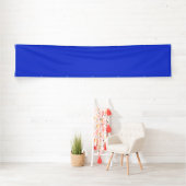 kleur royal blauw spandoek (Insitu)