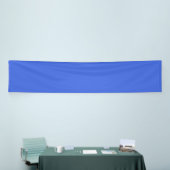 kleur royal blauw spandoek (Beurs)