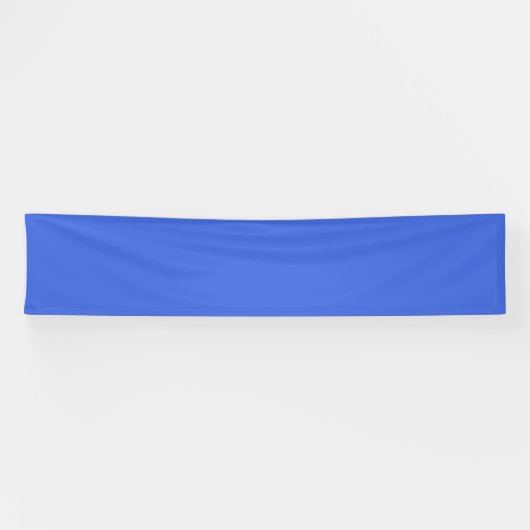 kleur royal blauw spandoek (Horizontaal)