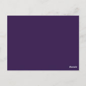 kleur Russisch violet Briefkaart (Achterkant)