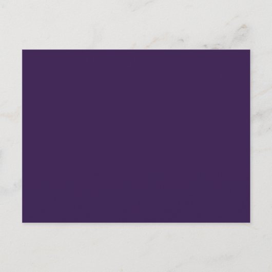 kleur Russisch violet Briefkaart (Voorkant)