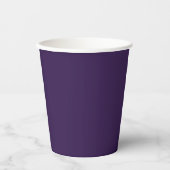 kleur Russisch violet Papieren Bekers (Voorkant)