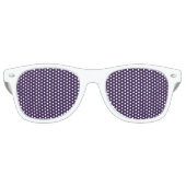 kleur Russisch violet Retro Zonnebril (Voorkant)