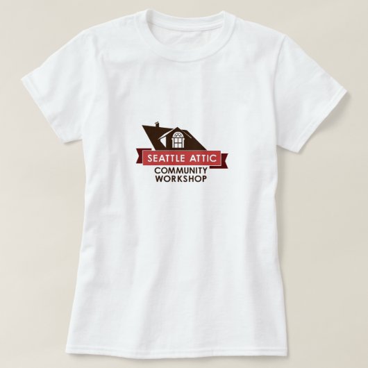 Kleur SACW-Logo, lichte achtergrond T-shirt (Design voorkant)