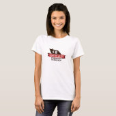 Kleur SACW-Logo, lichte achtergrond T-shirt (Voorkant volledig)
